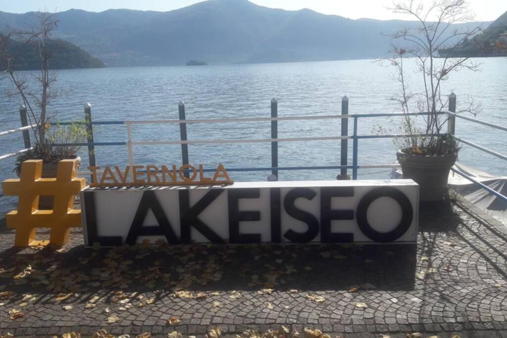 Appartamento Sul Lago D'Iseo Tavernola Bergamasca Ngoại thất bức ảnh